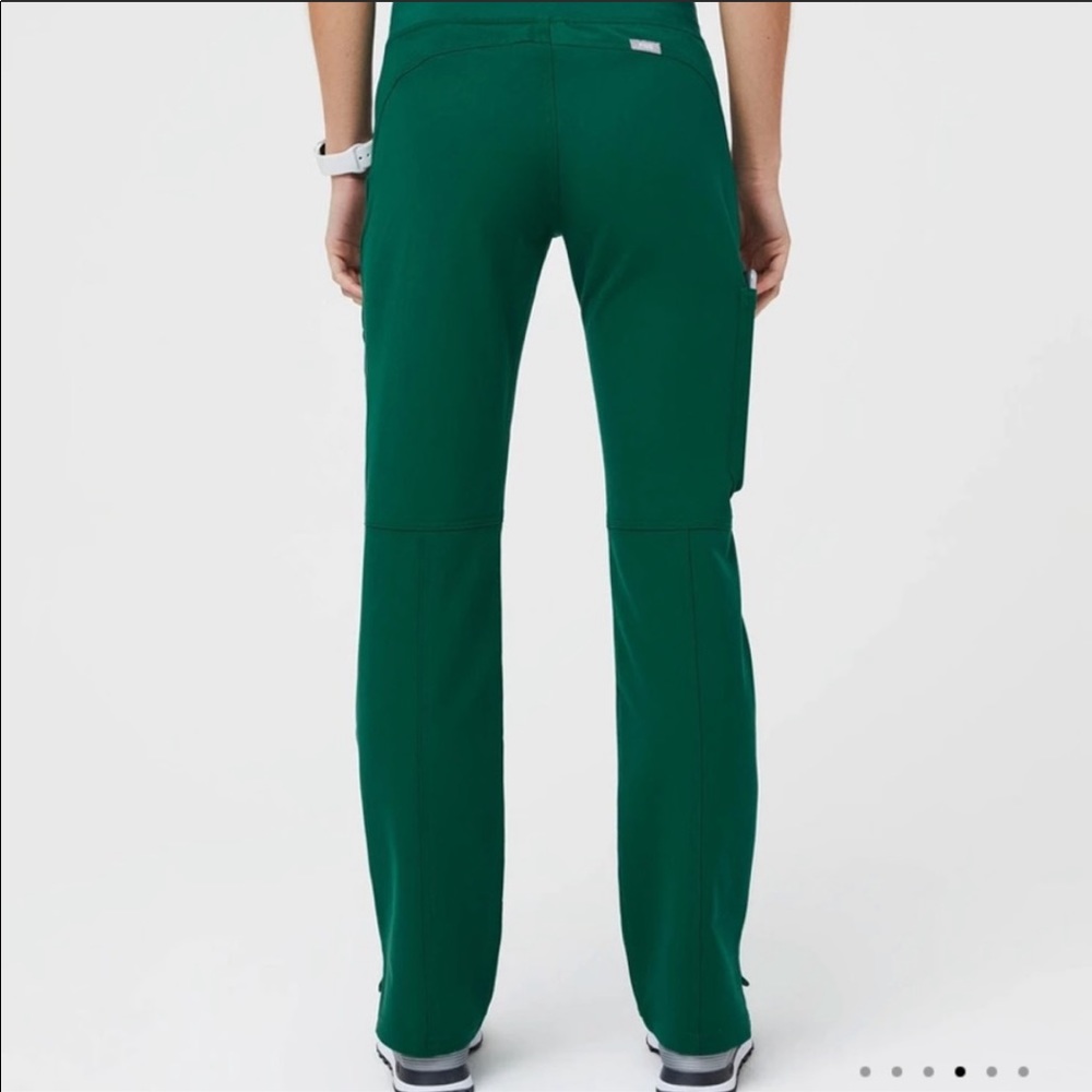 Hunter Green Kade Scrub Bottoms - Picture 2 of 4